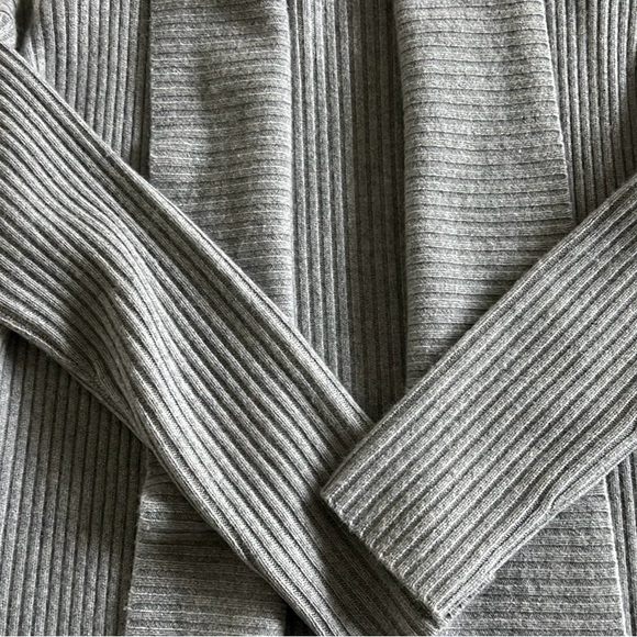 Long Ribbed Cashmere Cardigan - Picture 6 of 11